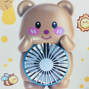 Bear Portable Side Table Charging Mini Hand Fan